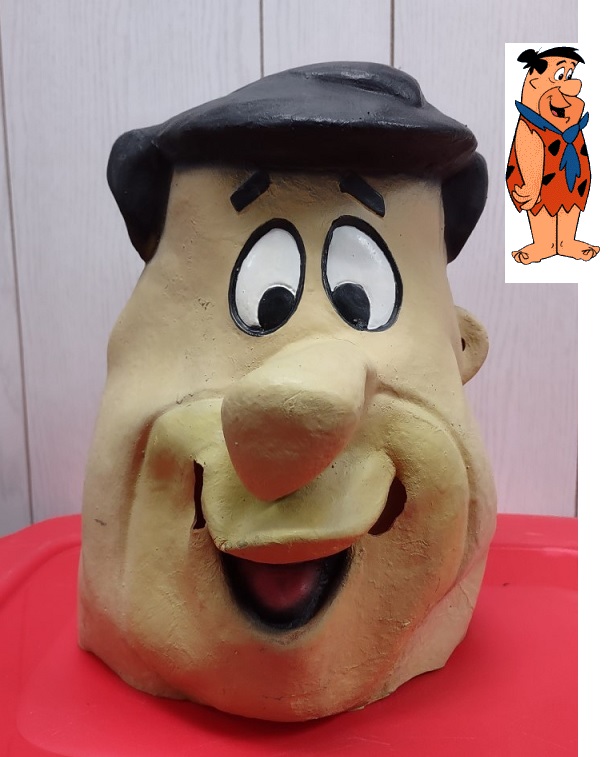 Fred Cailloux ou Flintstone mask rubber neuf ** 29.99/chacun **